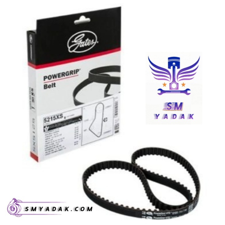 تسمه تایم پژو 405 و پارس و سمند XU7 برند پاورگریپ گیتس با لیبل هرینگتون